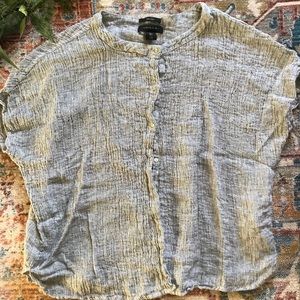 Tahiti Linen Blouse Size Small fits like Large